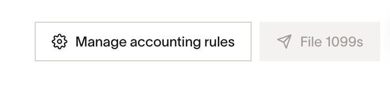 1099 settings and File 1099s buttons