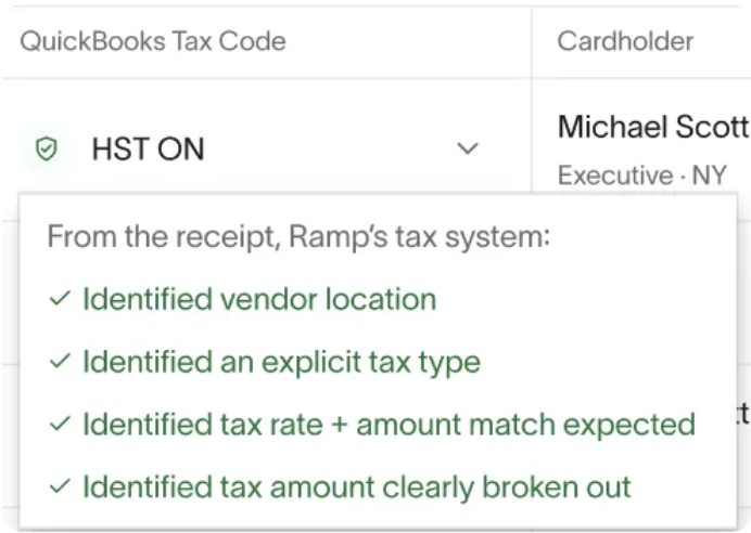 Green badge tax automation with all four verification criteria met